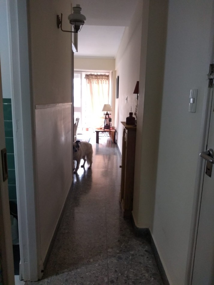 Departamento 2 ambientes a la calle con balcon saliente. Centro