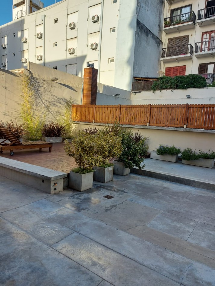 DEPARTAMENTO DOS AMBIENTES AL CONTRAFRENTE CON VISTA ABIERTA CON COHERA. ZONA GUEMES. EDIF. ST. CATHERINE"S