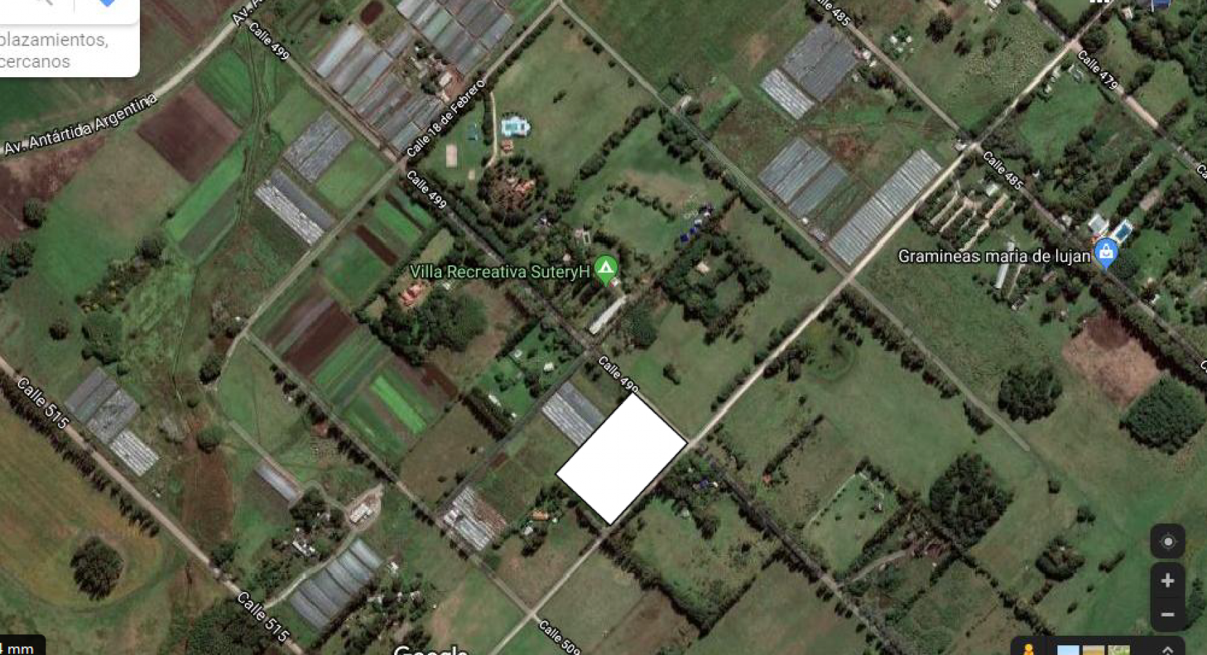 Fraccion de campo a 200 mts. de la Villa recreativa SUTERyH.