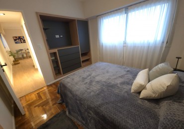 Departamento dos ambientes. Reciclado y amoblado.